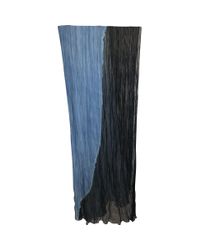 Raquel Allegra - Blue Tie Dye Crinkle Scarf - Lyst