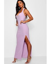 Sweetheart Halter Maxi Dress