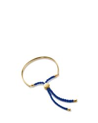 Monica Vinader | Blue Fiji Friendship Bracelet | Lyst