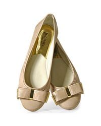 MICHAEL Michael Kors | Natural Kiera Ballet Flat | Lyst