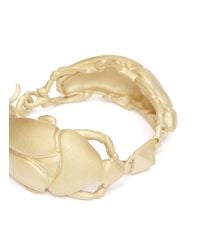 Valentino | Metallic Scarab Bracelet | Lyst