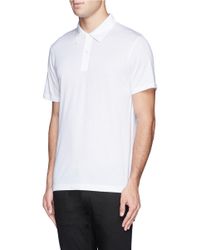 Sunspel | White Cotton Jersey Polo Shirt for Men | Lyst