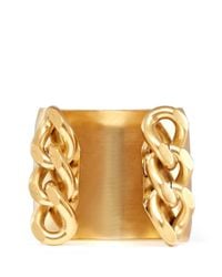 Ela Stone | Metallic Chain Brass Cuff | Lyst