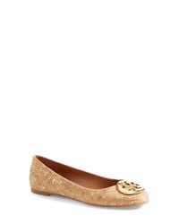 Tory Burch | Brown 'reva' Ballet Flat | Lyst