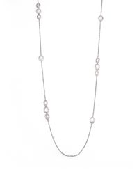 Adriana Orsini | Metallic Multi Oval Station Necklace | Lyst