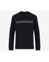 J.W.Anderson - Black Sweat Top - Lyst