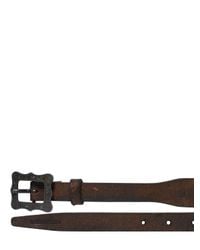 DSquared² | Brown 30mm Vintage Leather Belt for Men | Lyst