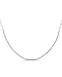 Anne Sisteron - Metallic 14kt White Gold Diamond Abby Necklace - Lyst