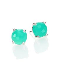 Ippolita | Green Rock Candy Chrysoprase & Sterling Silver Mini Stud Earrings | Lyst
