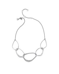 Alexis Bittar | Metallic Coral Deco Lucite Triple-link Bib Necklace | Lyst