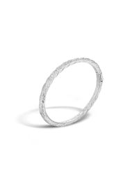 John Hardy | Metallic Classic Chain Small Hinged Bangle | Lyst