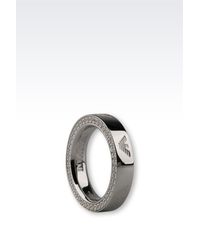 Emporio Armani | Metallic Ring | Lyst