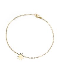 Lulu Frost - Metallic Code 14Kt Star Bracelet - Lyst