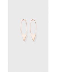 Loren Stewart | Metallic Triangle Safety Pin Earrings | Lyst