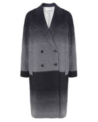 Paul by Paul Smith Gray Oversized Ombre Mohair Coat