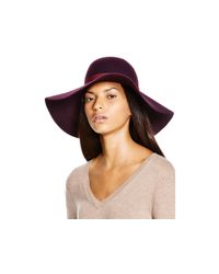 Aqua | Purple Wide Brim Floppy Hat | Lyst