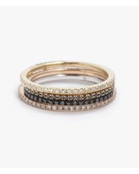 Gabriela Artigas | Metallic 14K Rose Gold W/ Black Diamond Ring | Lyst