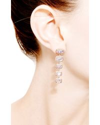 Dana Rebecca | Metallic One Of A Kind Moonstone Drop Earrings in 14k Rose Gold | Lyst