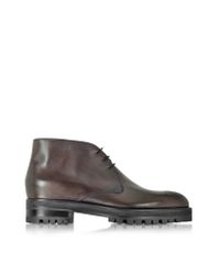 Fratelli Rossetti - Dark Brown Leather Ankle Boot for Men - Lyst