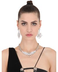 Versus | Metallic Lion Head & Wings Necklace | Lyst