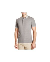 Lacoste | Gray Stretch Cotton Regular Fit Polo Shirt for Men | Lyst