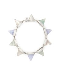 Eddie Borgo | Multicolor Gemstone Cone Bracelet | Lyst