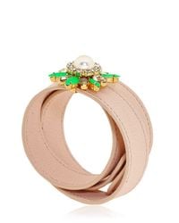 Shourouk | Green Beedis Bracelet | Lyst
