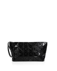Bao Bao Issey Miyake | Black Prism Basic Faux Leather Wristlet | Lyst