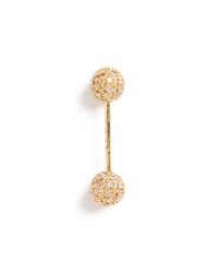 Elise Dray | Metallic Piercing Ball Earring | Lyst