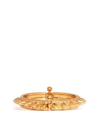 Alexander McQueen | Metallic Skull Spike Stud Bangle | Lyst