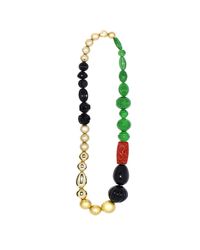 FLorian - Red Oriental Beaded Necklace - Lyst
