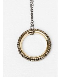 Spinelli Kilcollin | Black Mono Tria Pendant Noir Chrysos Necklace | Lyst