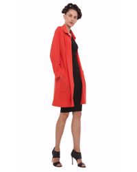 Norma Kamali | Orange Trench | Lyst