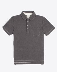 Billy Reid | Gray Pensacola Polo for Men | Lyst