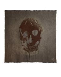 Alexander McQueen | Green Huge Skull Scarf for Men | Lyst