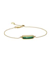 Monica Vinader | Green Baja Mini Bracelet | Lyst