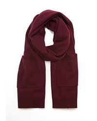 Alexander Wang | Red Cashwool Jersey Scarf | Lyst