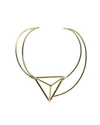 Anndra Neen - Metallic Shooting Star Choker - Lyst
