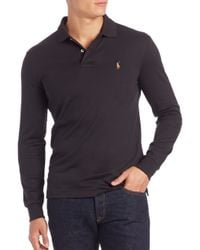 Polo Ralph Lauren | Black Cotton Polo for Men | Lyst
