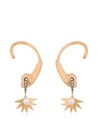 Schield | Metallic Cyborg Scorpio Line Sculpture Earrings | Lyst