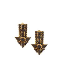 Stella McCartney | Metallic Arrow Earrings | Lyst