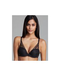 Chantelle | Black Bra - Sexy Plunge Push Up #3646 | Lyst