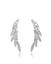 AS29 | Metallic Bamboo Stud Earrings | Lyst