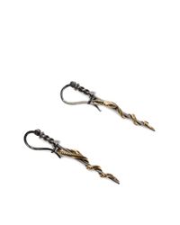Alexander McQueen | Metallic Snake And Dagger Earrings | Lyst