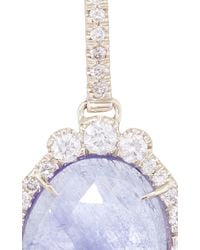 Kimberly Mcdonald | Blue One Of A Kind Tanzanite And Irregular Diamond Earrings | Lyst