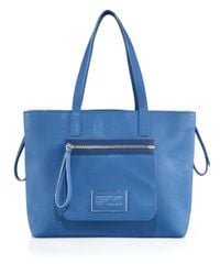 Marc By Marc Jacobs | Blue Zipper Tote | Lyst