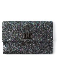 Anya Hindmarch | Gray Valorie Clutch | Lyst