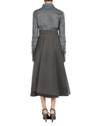 Dorothee Schumacher | Gray Techno Sheer Skirt | Lyst
