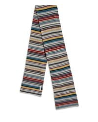 Paul Smith | Gray Striped Scarf for Men | Lyst