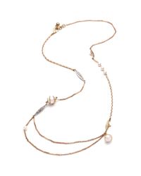 Lulu Frost | Metallic Oleander Long Necklace | Lyst